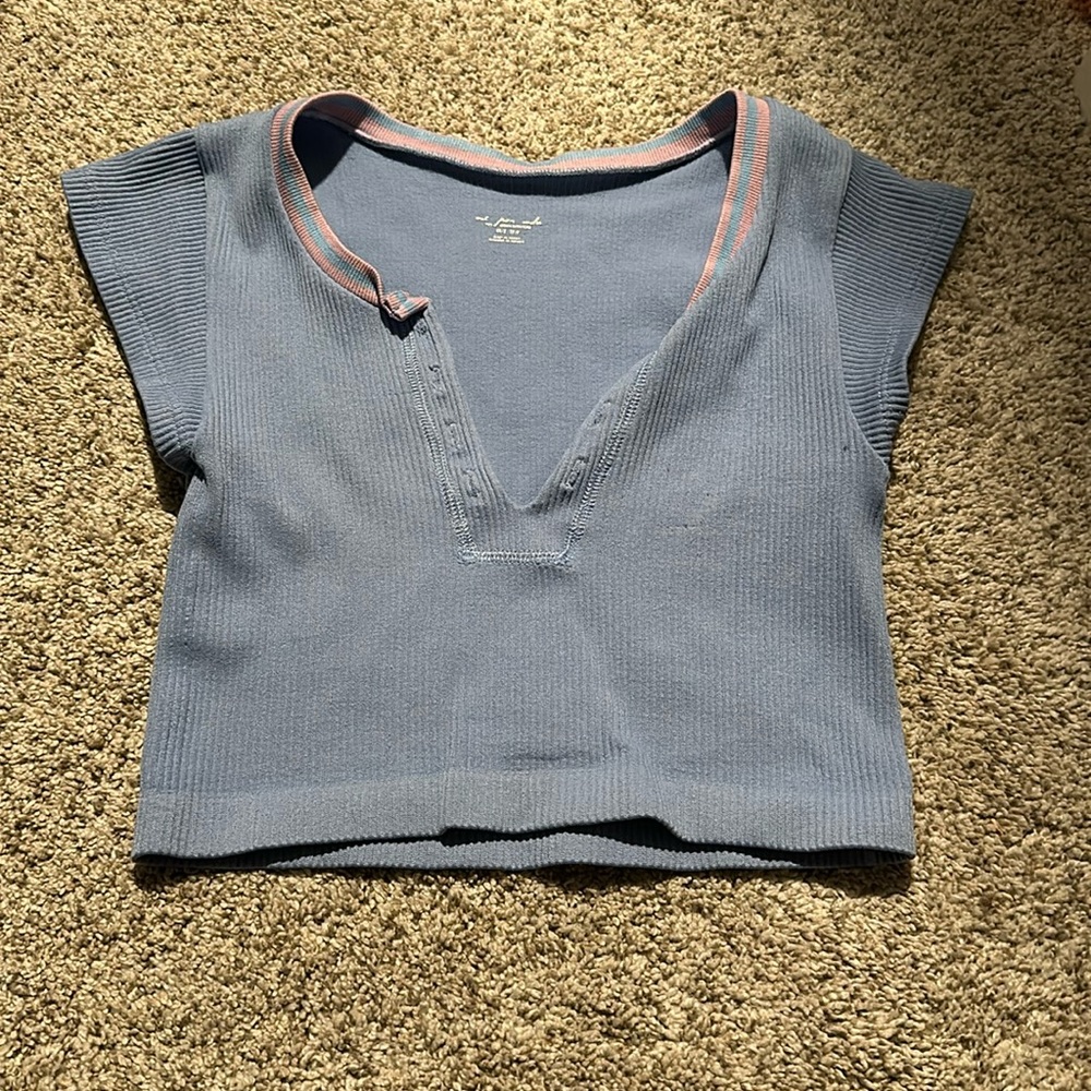 A blue top from urban outfitters
